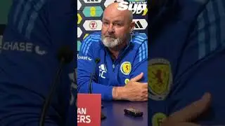 Rare smile from Steve Clarke when asked about Craig Brown