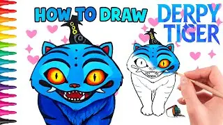 How to Draw Derpy Tiger from K-Pop Demon Hunters | Easy Drawing for Kids