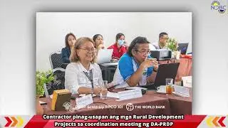 Contractor pinag usapan ang mga Rural Development Projects sa coordination meeting