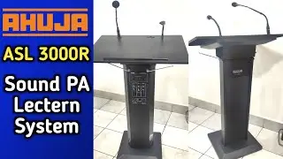 Ahuja ASL-3000R PA lectern system review || user guide Electronic Podium review ⚡⚡