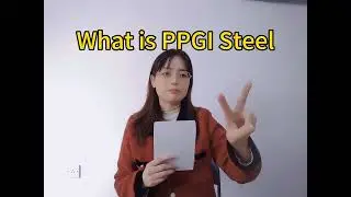 What is PPGI Steel ?[coated galvanized Steel ]