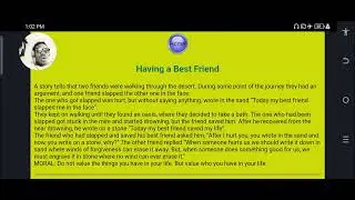 Having A Best Friend ( @AugustineNwachukwu-ip7ud ) the storyteller.🍃🌱💚✅💫🎯🫴🏿