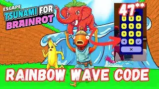 ESCAPE TSUNAMI FOR THE BRAINROTS MAP FORTNITE CREATIVE Gako - ADMIN, NEW SECRET CODE RAINBOW WAVE
