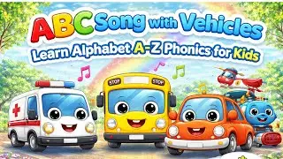 ABC Phonics Vehicles Song | Learn Letters A to Z