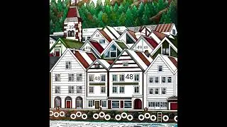 Colorful Waterside Houses #video #house #colorful #waterfront #building #water 