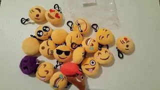 Emoji Plush Keychain package!