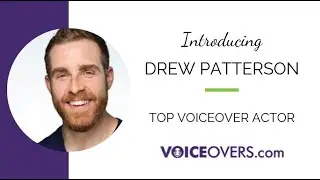 Professional Voice Actor - Drew Patterson - Energetic, Millennial Voice Overs