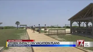 Tips on making emergency adjustments if a hurricane affects vacation travel plans
