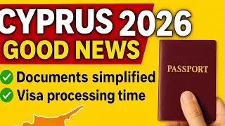 Cyprus study visa good news 2026 documents requirement visa processing aasan 😱