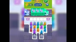 Bus Jam Level 36 Walkthrough Solution 