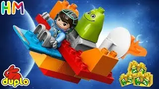 LEGO DUPLO MILES FROM TOMORROWLAND WITH BLODGER BLOPP MILES' SPACE ADVENTURE IN STOP MOTION FOR KIDS