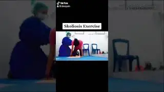 LATIHAN PADA TULANG BELAKANG YANG BENGKOK (SKOLIOSIS EXERCISE) #Skoliosis #Exercise  #Fisioterapi