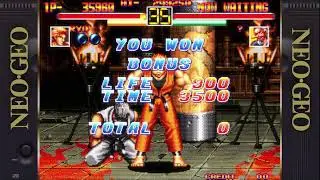 Art of Fighting gameplay en vivo aes/mvs