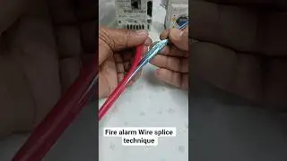 how to remove insulation of fire alarm wire#shortvideos#electrical#diy#short#tiktokvideo#newshorts