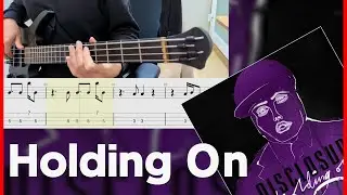 Disclosure - Holding On ft. Gregory Porter [Bass cover] (+Tab)