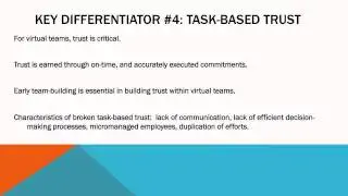 Key Differentiator 4