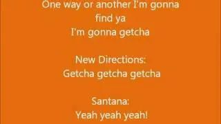 Glee - Hit me with your best shot/One way or another - Lyrics