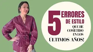 5 ERRORES DE ESTILO que HE COMETIDO en LOS ÚLTIMOS AÑOS! #katyamuir