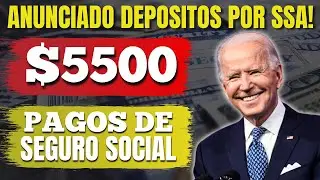 &iexcl;Anunciado Dep&oacute;sitos Por SSA! Obtenga $5,500 Pagos de Seguro Social SSI SSDI VA