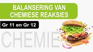 Balansering van chemiese reaksies