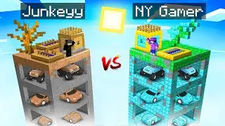 NOOB vs PRO Mining One Chunk in Minecraft