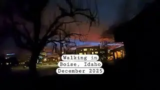 Beautiful night skies in #Boise #idaho #walkingtour - December 2025