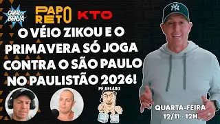 Papo Reto com Benja, Gladiador, Mano e Véio - ep. 501 - 12/11/2025