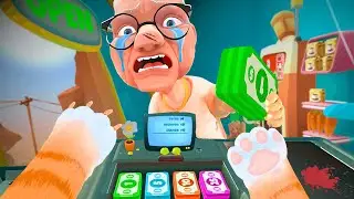 La Abuelita me compra MORTADELA! - Shop & Shell VR