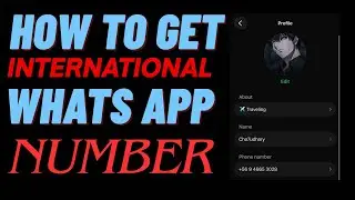 HOW TO GET FAKE WHATSAPP NUMBER | HOW TO GET INTERNATIONAL WHATSAPP NUMBER | @CHO7UDHARY