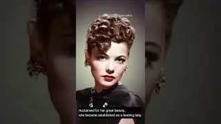 Gene Tierney Classic Hollywood celebrity