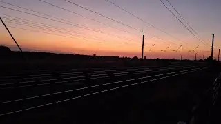 Trains at The Sidings Hotel, Shipton, ECML 16/08/25
