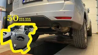 Subaru Forester 2009-2013 Before and After ADF Lift Kit (English subtitle)