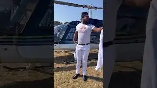 Big Zulu travels in helicopter 🚁 🔥