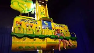 The kids ride the 