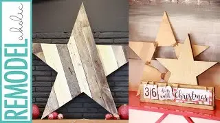 Easy DIY Wood Stars in 5 Variations