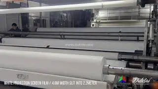 White pvc projection screen film