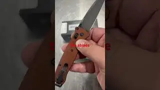 BENCHMADE 537BK-07 BAILOUT BURNT COPPER ALUMINUIM TANTO #edc #edcorganizer #tacticaledc #usa #blade