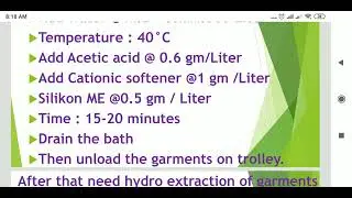 Silicon wash process in garment washing