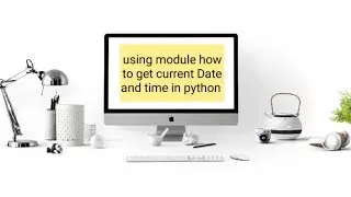 Current Date and time in Python using module | 2 line code