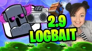 *NEW* BEST 2.9 LOG BAIT CYCLE DECK in CLASH ROYALE 2020