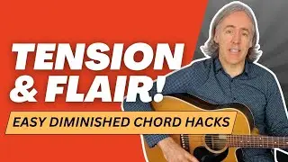 How to Use DIMINISHED Chords On GUITAR [A Simple Hack]