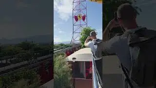 Ferrari Land&rsquo;s Red Force &ndash; Europe&rsquo;s Fastest Roller Coaster 🎢🔥 #short