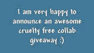 Giveaway- Cruelty Free and Vegan Starter Kits