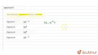 Numerically 1 gauss = x tesla, then x is  | 12 | MOVING CHARGE AND MAGNESIUM | PHYSICS | AAKASH ...
