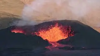 Active volcano#copyright free video #Stock video #stockfootage #istock video