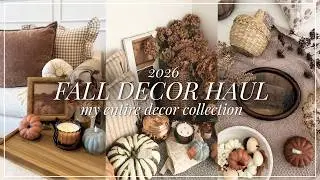 Fall Decor Haul 2026 🍂 | Moody & Vintage-Inspired Fall Decor | My Entire Fall Decor Collection!
