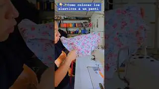 Colo colocar los el&aacute;sticos a un panty #sewing #coser #costura #ideas #aprender #trucos #sew