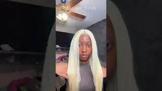 So Pretty 613 Blonde Straight Wig Install💛#beluckhair #foryou #humanhair #fyp #613wig #blondewig