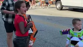 Hobart Halloween golf cart parade 10/4/2025