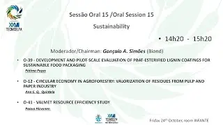 XXVII TECNICELPA International Conference- Forest Biobased Materials 2025** dia 24 -Oral 15